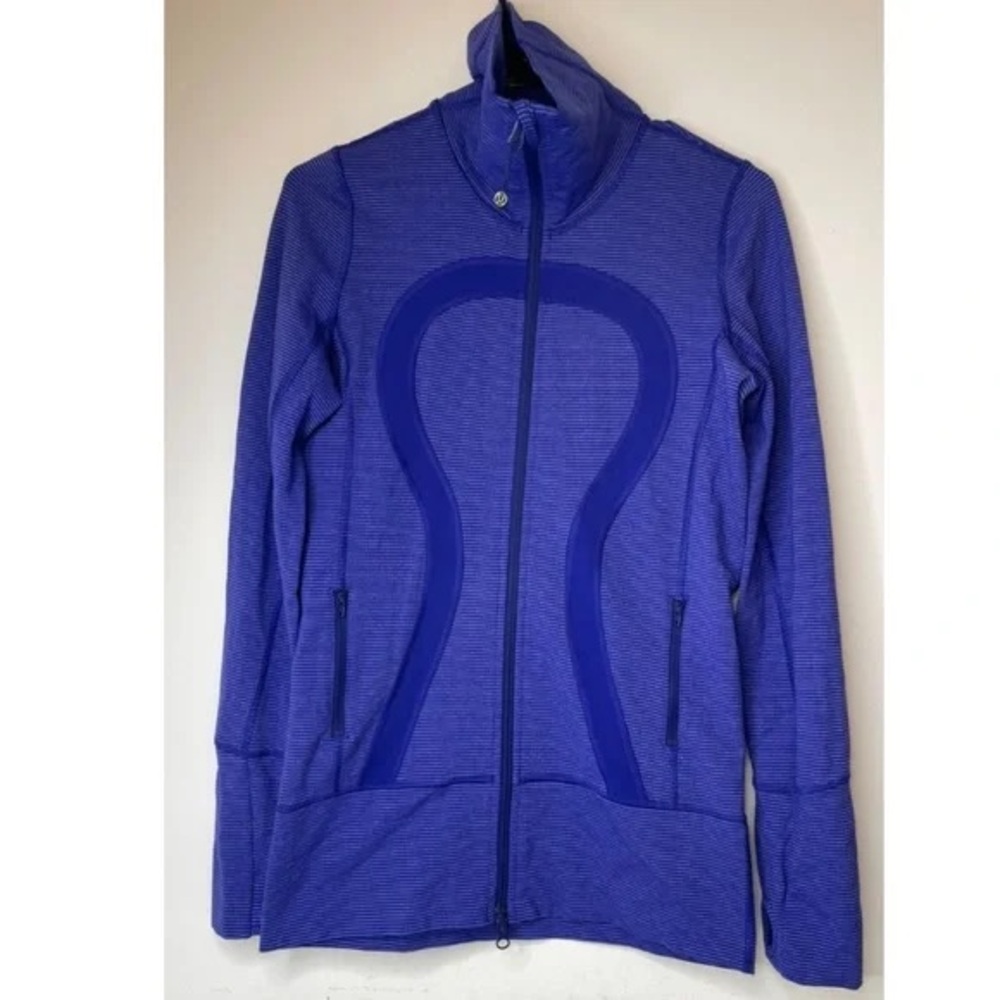Lululemon Athletica Purple Sweatshirt with High Collar